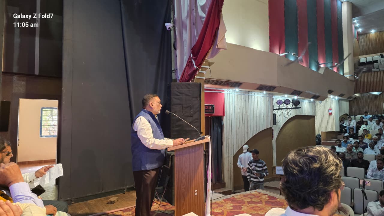 Muhammad Siraj welcoming the delegates